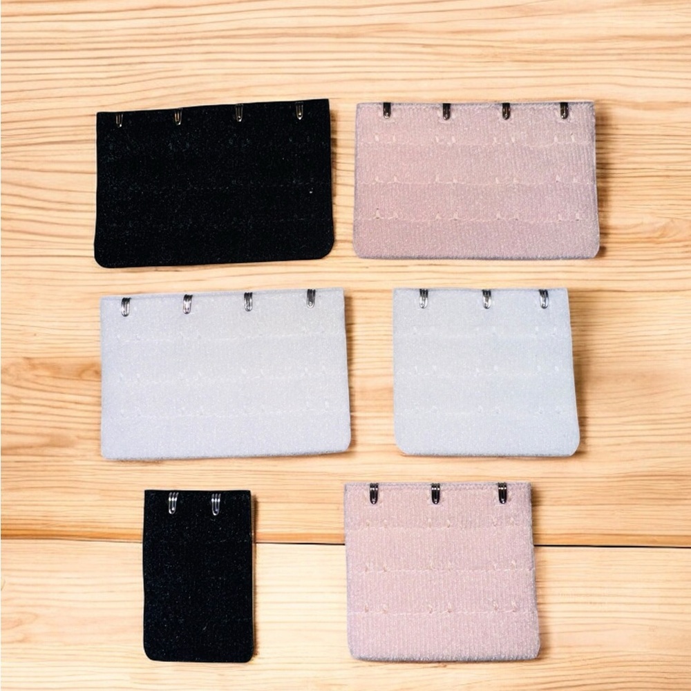 New 6 Piece Bra Extender 2~3 & 4 Hooks Soft And Comfort Bra - Picture 2 of 4